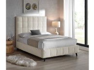 Limelight Starla Square 5ft Kingsize Ivory Boucle Fabric Bed Frame Thumbnail