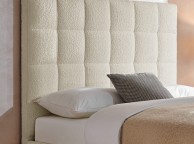 Limelight Starla Square 5ft Kingsize Ivory Boucle Fabric Bed Frame Thumbnail