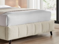 Limelight Starla Square 5ft Kingsize Ivory Boucle Fabric Bed Frame Thumbnail