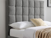 Limelight Starla Square 4ft6 Double Dove Grey Boucle Fabric Ottoman Bed Frame Thumbnail