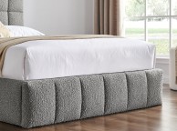 Limelight Starla Square 4ft6 Double Dove Grey Boucle Fabric Ottoman Bed Frame Thumbnail
