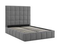 Limelight Starla Square 4ft6 Double Dove Grey Boucle Fabric Ottoman Bed Frame Thumbnail