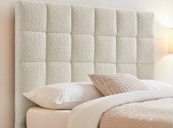 Limelight Starla Square 5ft Kingsize Ivory Boucle Fabric Ottoman Bed Frame Thumbnail
