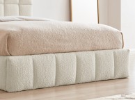 Limelight Starla Square 5ft Kingsize Ivory Boucle Fabric Ottoman Bed Frame Thumbnail