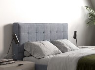 Flair Furnishings Perth 4ft6 Double Grey Fabric Bed Frame Thumbnail