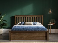 Emporia Monaco 4ft6 Double Warm Oak Ottoman Bed Frame Thumbnail