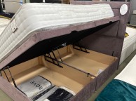 STORE CLEARANCE Embleton 1000 Pocket 4ft6 Double Ottoman Bed With Headboard Thumbnail
