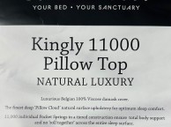 STORE CLEARANCE Sanctum Kingley 11000 Pocket 5ft Kingsize 2 Drawer Bed With Headboard Thumbnail