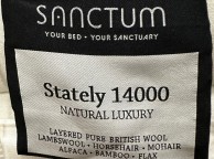 STORE CLEARANCE Sanctum Stately 14000 Pocket 5ft Kingsize 2 Drawer Bed With Headboard Thumbnail