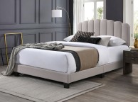 Flintshire Hope 4ft6 Double Pebble Fabric Bed Frame Thumbnail