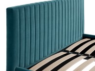 LPD Berlin 4ft6 Double Teal Fabric Ottoman Bed Frame Thumbnail