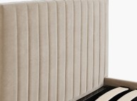 LPD Berlin 3ft Single Beige Fabric Ottoman Bed Frame Thumbnail