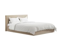LPD Berlin 6ft Super Kingsize Beige Fabric Ottoman Bed Frame Thumbnail