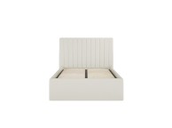 LPD Berlin 3ft Single Milk Fabric Ottoman Bed Frame Thumbnail