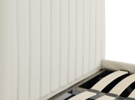 LPD Berlin 3ft Single Milk Fabric Ottoman Bed Frame Thumbnail