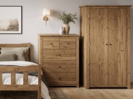 LPD Havana Pine 2 Door Wardrobe Thumbnail