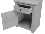 LPD Havana Pine Bedside In Grey Thumbnail