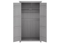 LPD Havana Pine 2 Door Wardrobe In Grey Thumbnail