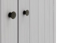 LPD Havana Pine 2 Door Wardrobe In Grey Thumbnail
