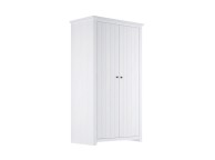 LPD Havana Pine 2 Door Wardrobe In White Thumbnail