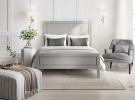 LPD Bay 4ft6 Double Grey Wooden Bed Frame Thumbnail