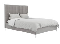 LPD Berkeley 4ft6 Double Mink Grey Fabric Bed Frame Thumbnail