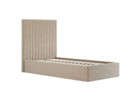 LPD Berlin TALL 3ft Single Beige Fabric Ottoman Bed Frame Thumbnail