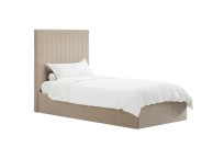 LPD Berlin TALL 3ft Single Beige Fabric Ottoman Bed Frame Thumbnail