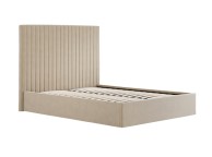 LPD Berlin TALL 6ft Super Kingsize Beige Fabric Ottoman Bed Frame Thumbnail