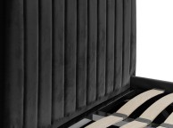 LPD Berlin TALL 3ft Single Black Fabric Ottoman Bed Frame Thumbnail