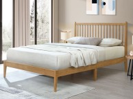 Flintshire Padeswood 5ft Kingsize Oak Finish Wooden Bed Frame Thumbnail