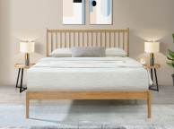 Flintshire Padeswood 5ft Kingsize Oak Finish Wooden Bed Frame Thumbnail