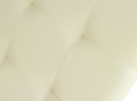 Serene Romana 5ft Kingsize Cream Faux Leather Headboard Thumbnail