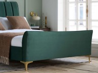 Birlea Clover 4ft Small Double Green Velvet Fabric Bed Frame Thumbnail
