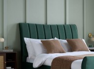 Birlea Clover 5ft Kingsize Green Velvet Fabric Bed Frame Thumbnail