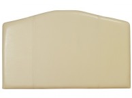 Serene Rosa 4ft Small Double Cream Faux Leather Headboard Thumbnail