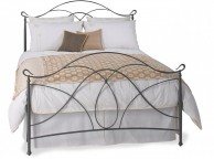 OBC Ardo 4ft Small Double Pewter Metal Bed Frame Thumbnail