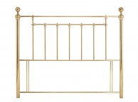 Serene Benjamin 5ft King Size Brass Metal Headboard Thumbnail