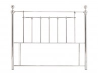 Serene Benjamin 4ft Small Double Nickel Metal Headboard Thumbnail