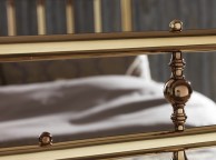 Serene Solomon 6ft Super King Size Brass Metal Bed Frame Thumbnail