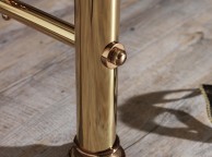 Serene Solomon 5ft King Size Brass Metal Bed Frame Thumbnail