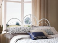 Serene Harriet 5ft King Size White Metal Bed Frame Thumbnail