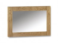 Julian Bowen Marlborough American Oak Wall Mirror Thumbnail