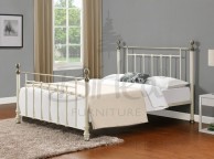Birlea Charlotte 4ft 6 Double Cream Metal Bed Frame Thumbnail