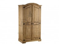 Birlea Corona Pine 2 Door Wardrobe Thumbnail