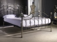 Limelight Cygnus 5ft Kingsize Chrome Metal Bed Frame with Crystals Thumbnail