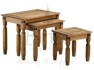 Birlea Corona Pine Nest of Tables Thumbnail