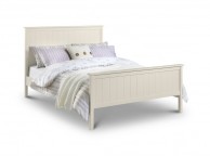 Julian Bowen Harmony 5ft King Size Stone White Wooden Bed Frame Thumbnail