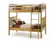 Serene Eleanor 3ft Single Oak Wooden Bunk Bed Thumbnail