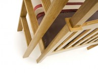 Serene Eleanor 3ft Single Oak Wooden Bunk Bed Thumbnail